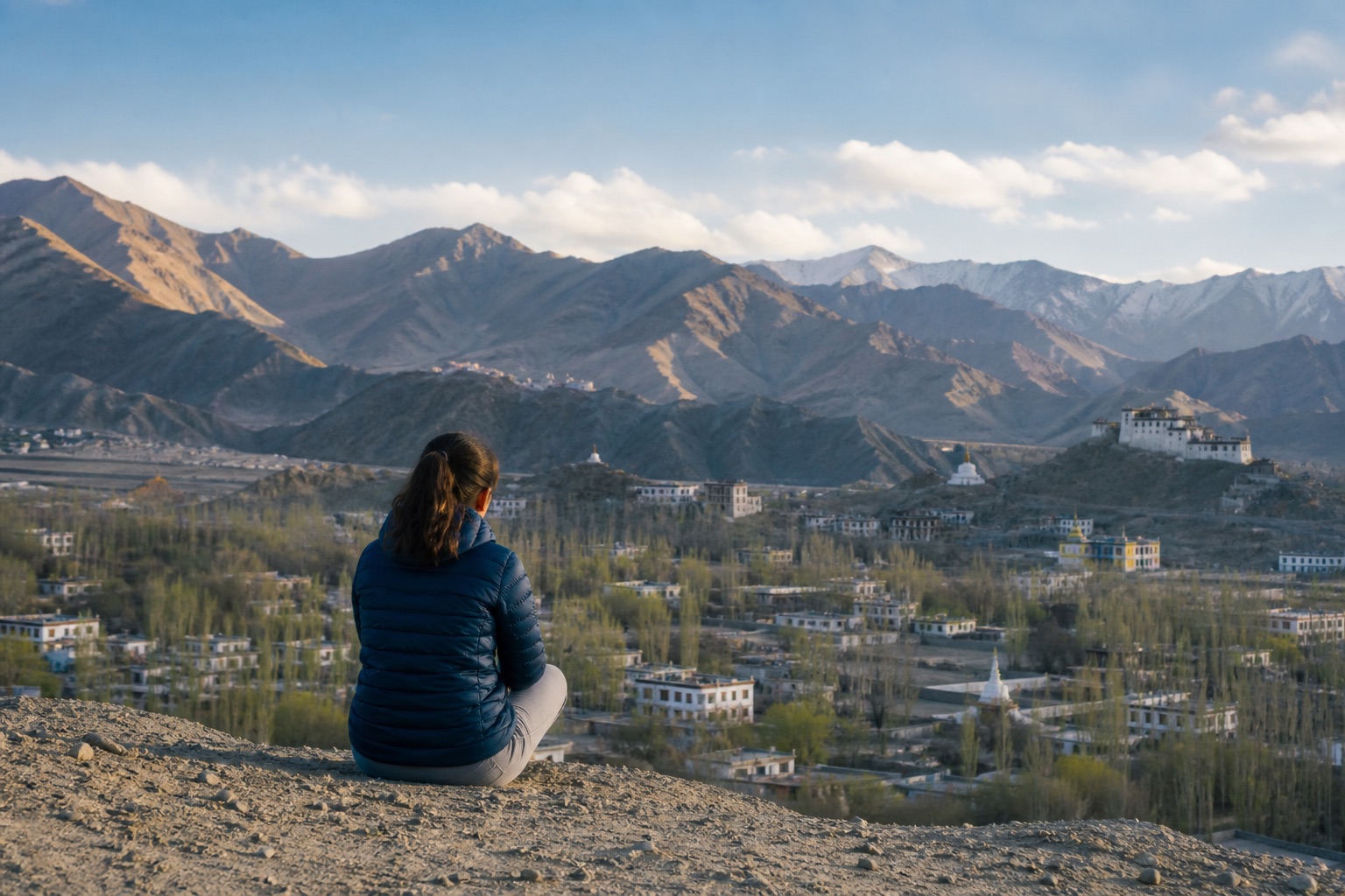Travel scene for Solo travel in Leh: a calm first-week plan