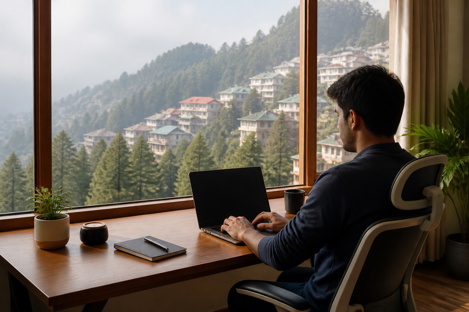 Travel scene for Planning a responsible solo workation in India