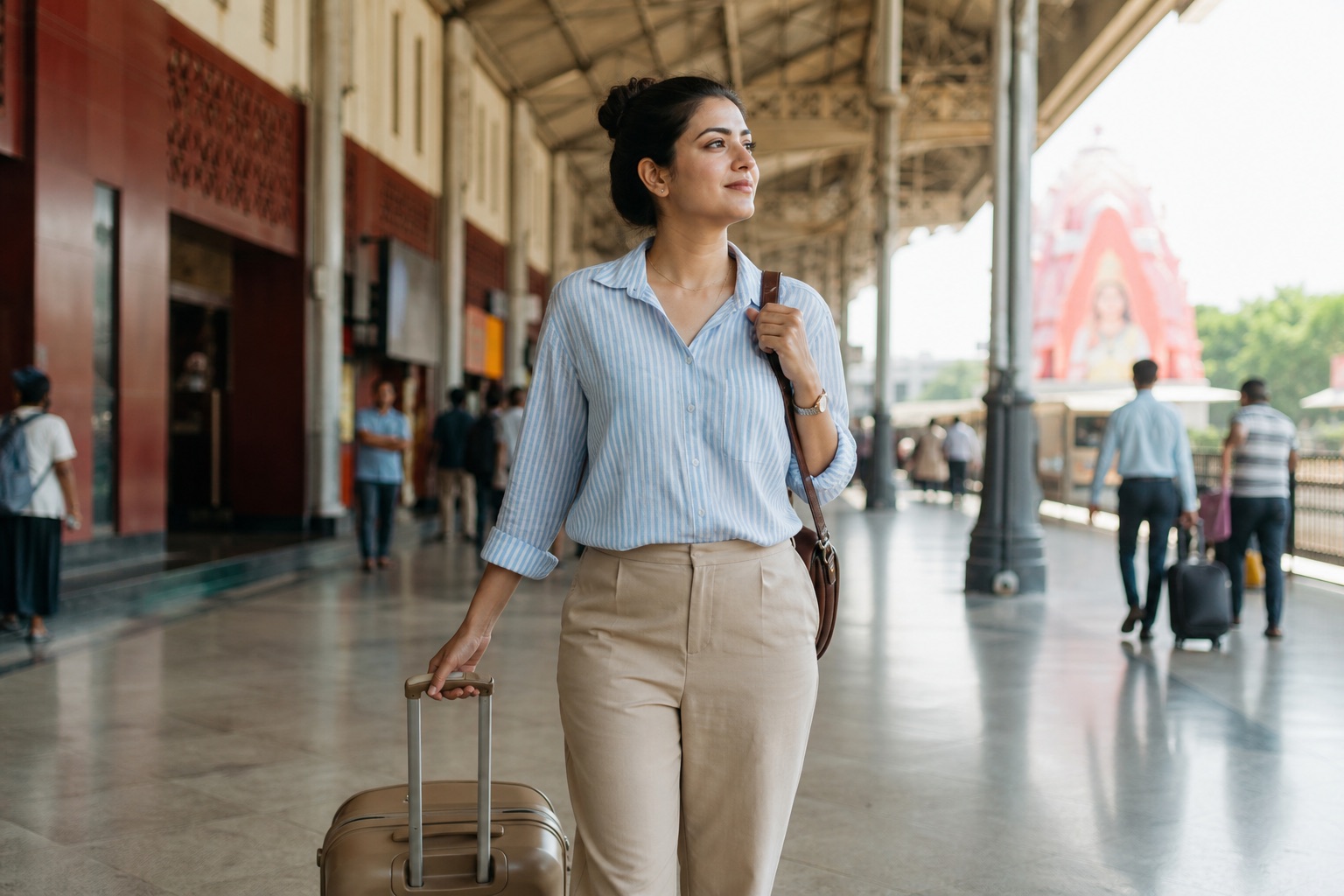 Travel scene for Women travelling solo in India: practical preparation